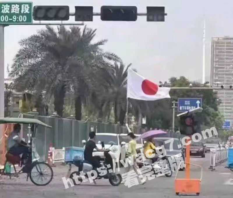 温州女子举日本膏药旗在中国大街头游走 这是精神病还是日杂的挑衅 怎么没人给她上一课 - 51吃瓜网-51吃瓜网